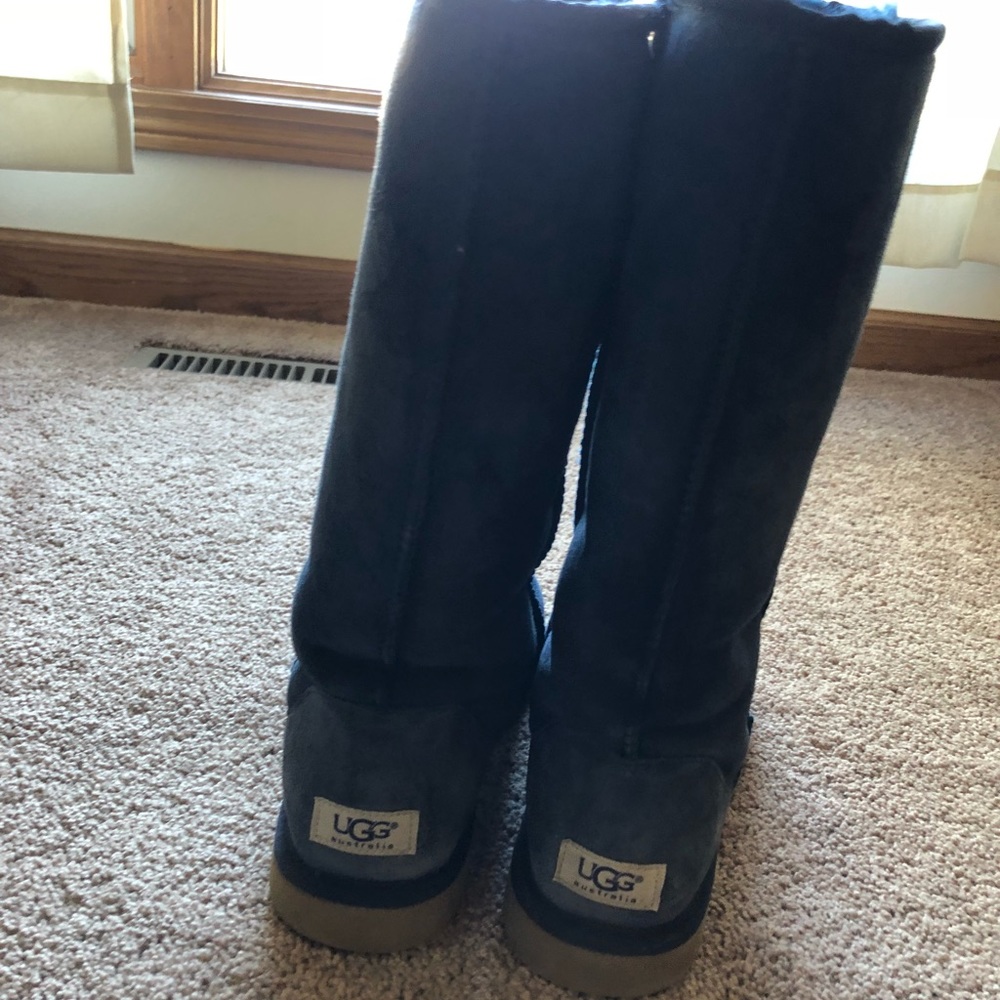 Navy Tall Uggs Size 9
